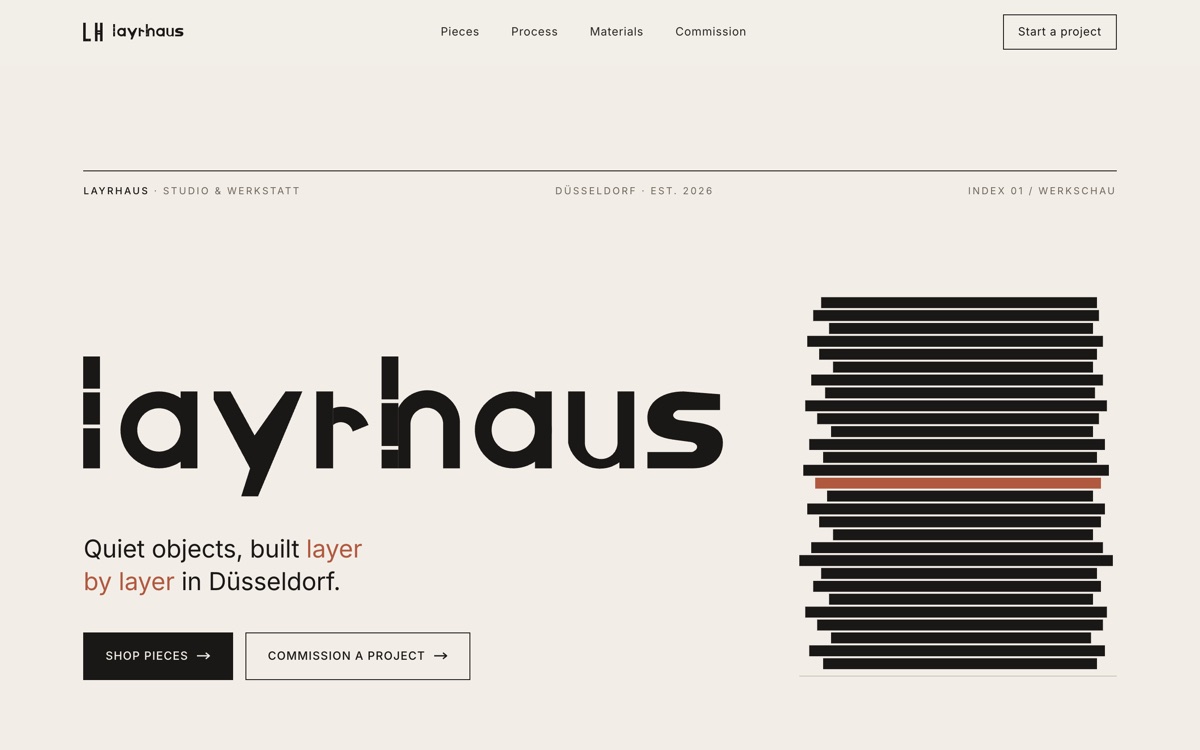 layrhaus.studio website